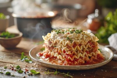 Repensez vos lasagnes avec cette alternative légère à la béchamel pour une saveur intacte